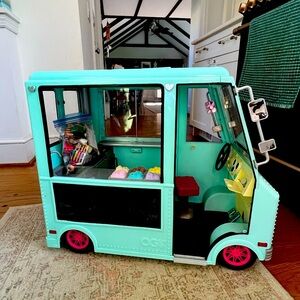 Our Generation Sweet Stop Ice Cream Truck with Electronics for 18" Dolls